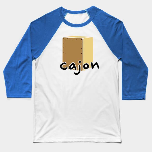 Cajon Player Baseball T-Shirt by schlag.art